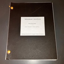 BIRD ON A WIRE (1990) Mel Gibson Goldie Hawn Production Draft Script COA