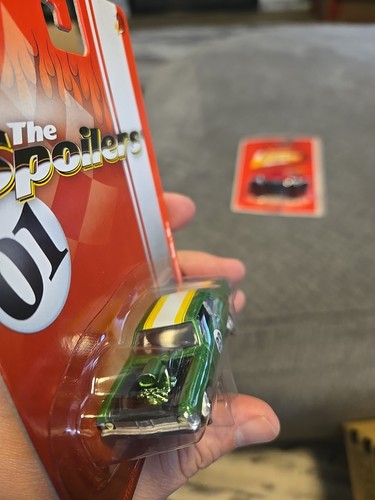 Johnny Lightning The Spoilers 1969 Chevy Nova SS Green W/ Yellow White Stripes - Picture 1 of 5