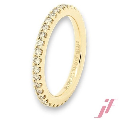 Wempe Memoire Ring 750 Gelbgold mit Diamanten ca. 0,54 ct W 53 UVP: 2.275,-