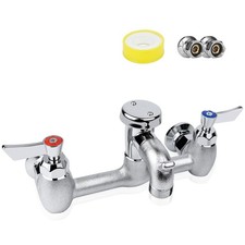 Commercial Mop Sink Faucet Service Sink Faucet with 2-3/4" Vacuum Breaker Spo...