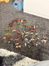 Britains Vintage Farm Animals and People Set ...