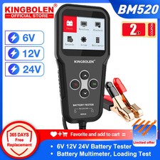 BM520 Professional Car Battery Tester 6V 12V 24V Truck Battery System Test Tool