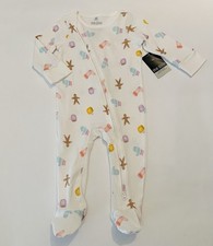 Baby Girl Christmas Footed Pajamas 6 Months Zip Sleep N Play Cute New