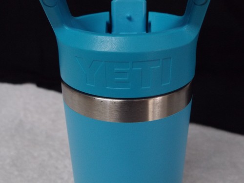 Light Blue YETI Flip Spout 12oz Water Bottle Tumbler Perfect inside - Picture 5 of 9
