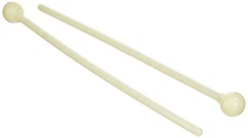 Duplex Bell Lyra Mallets, Nylon, White, Pair