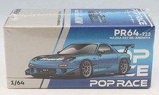 POP RACE 1/64 Mazda RX-7 (FD3S) RE Amemiya Blue Chrome
