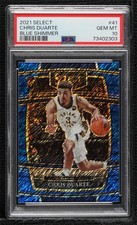 2021 Panini Select Concourse Blue Shimmer Prizm Chris Duarte PSA 10 GEM MT 0yg9
