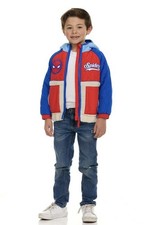 Spider-Man Kids Fleece Jacket Size 6/7 Full Zip NEW