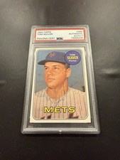 1969 Topps Tom Seaver #480 Autographed PSA / DNA AUTO 7