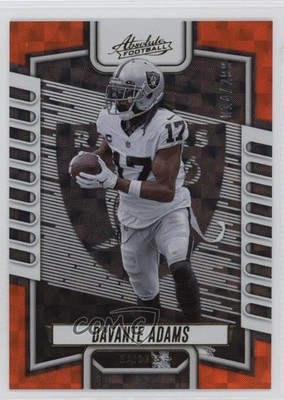2023 Panini Absolute Orange Mosaic 14/299 Davante Adams #76 0c6