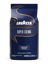 Lavazza Super Crema Whole Bean Coffee Medium Espresso Roast 2.2 lbs 11.04 per pound