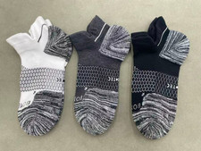 3 Pairs Bombas Women's Running Ankle Sock Size Medium 8-10.5 3 Colors