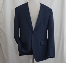 Ermenegildo Zegna Italy Navy Blue Wool Traveller Blazer Jacket / Tag Size  42