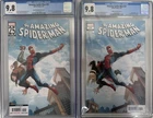 AMAZING SPIDER-MAN #25 CGC 9.8 1:100 & 2ND PTG 1:25 JOHN ROMITA JR INCENTIVES