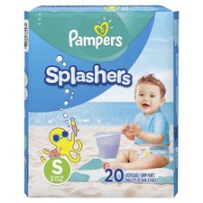 Pampers Splashers Swim Diapers Size S 40 Count Pack of 2 