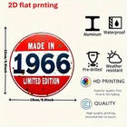 Vintage Made In 1966 Limited Edition Tin Metal Signs Home Décor 8x8