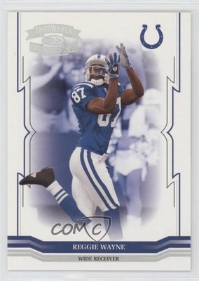 2005 Donruss Throwback Threads Silver Holofoil 19/150 Reggie Wayne #66 5o1