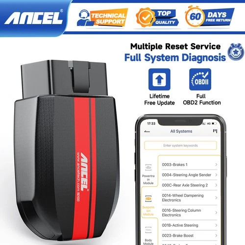 ANCEL BD500 Bluetooth Diagnostic Scan Tool for VW Audi Seat Skoda OBD2 Scanner - Bild 1 von 13