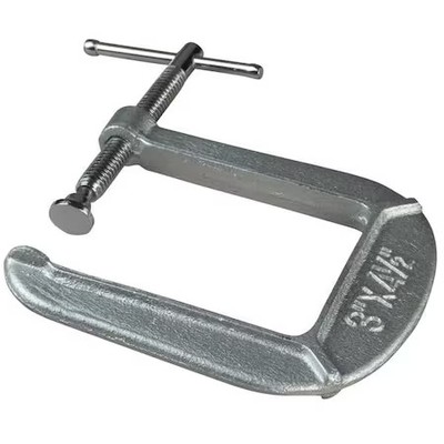 Bessey Cm34dr C-Clamp, 3 In Maximum Opening, Gray