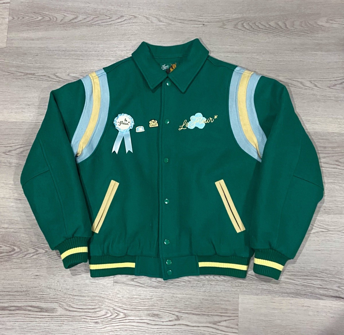 Golf le Fleur Petalers Varsity Jacket Green Size S Golf Wang Tyler