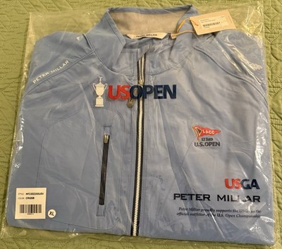 Peter Millar US Open LACC Full Zip Golf. Jacket - XL - Light Blue - Men s