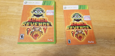 Zuma's Revenge (Microsoft Xbox 360, 2012) Complete w/ Manual - Tested & Working