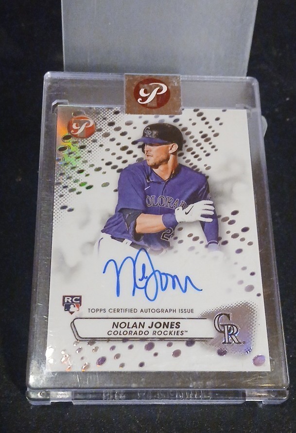 2023 Topps Pristine - Pristine Autographs Nolan Jones #PA-NJ (AU, RC)