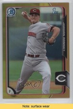 2015 Bowman Draft Chrome Gold Refractor 46/50 Jordan Ramsey #93 READ 1s7