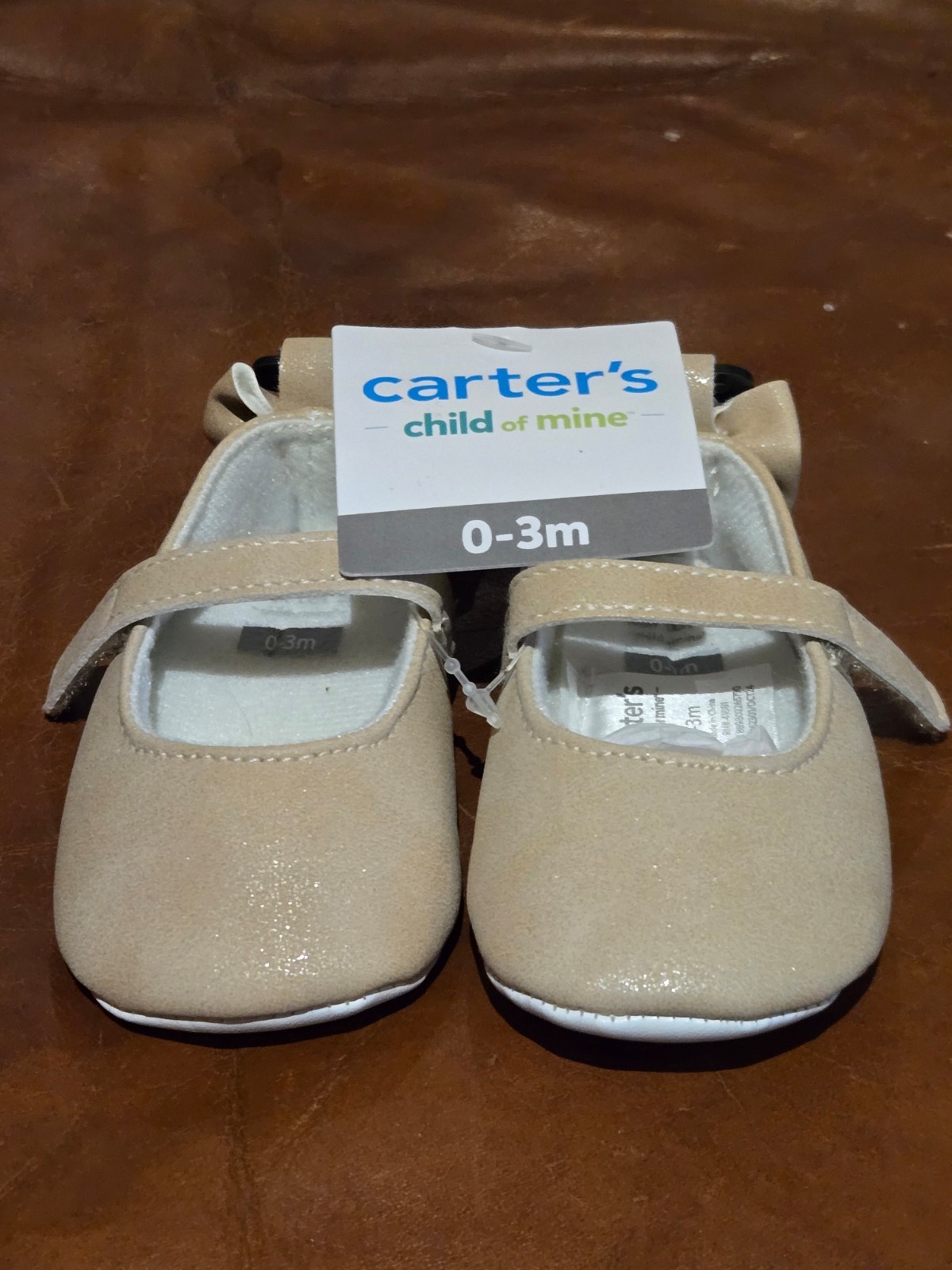 Size 0-3 Months Soft Pink Bow On Back