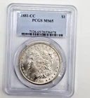 1881-CC Morgan Silver Dollar PCGS MS65