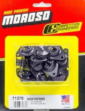 Moroso for Quick Fastener - Self Ejecting - 7/16in x .550in - Aluminum - Black -