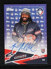 2019 Topps Alliance of American Football Purple 4/5 Rajion Neal #AU-RN Auto 0g0