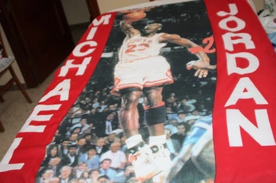 Drapeau Vintage Michael Jordan Chicago Bulls NBA Années 90 - Photo 1/4