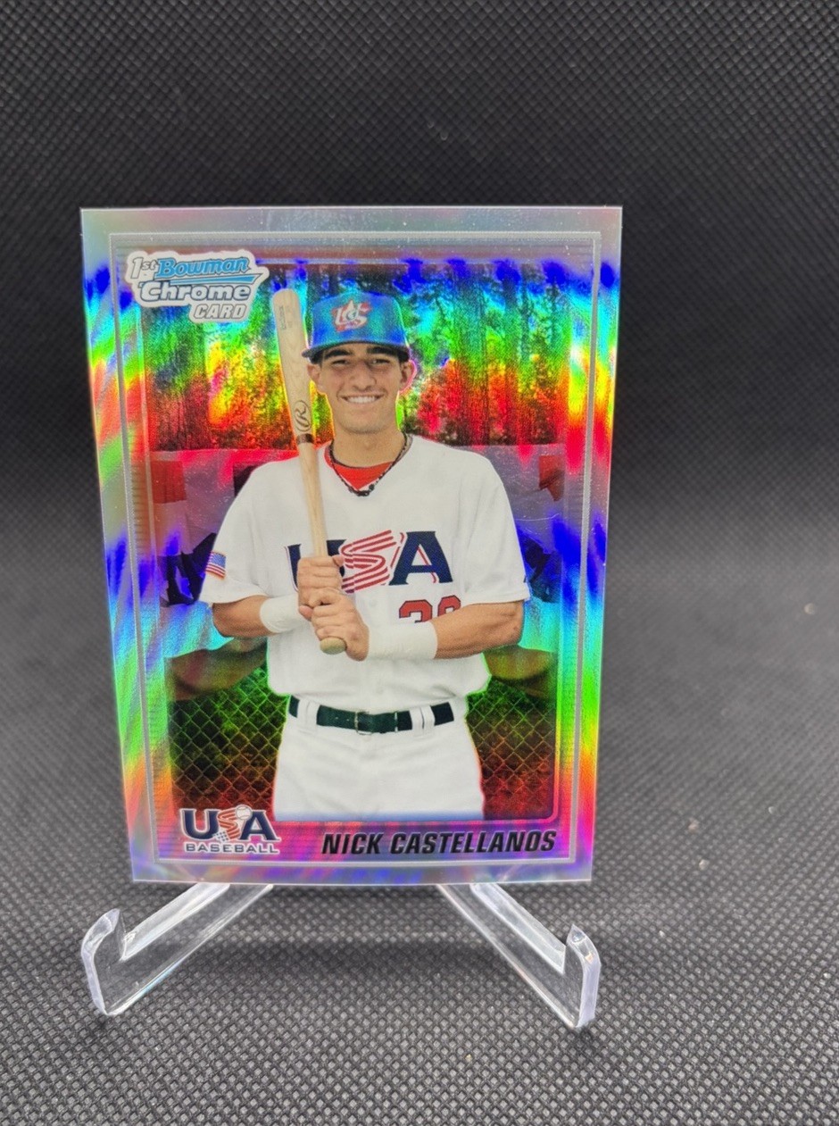 2010 Bowman Chrome - 18u USA Team Nick Castellanos #USA18-BC2 Refractor /777