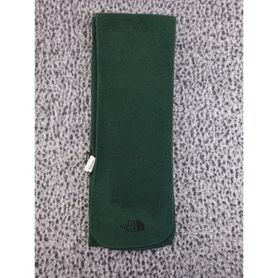The North Face Scarf Unisex OS Forest Green Polartec Fleece A9U6 Logo