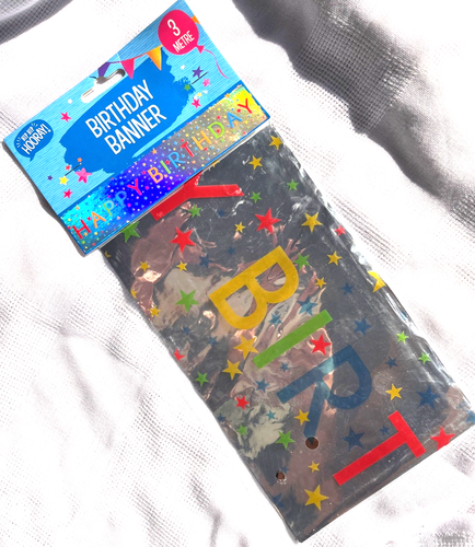 3m Happy Birthday Banner Hip Hip Hooray Party Decoration Reusable - Picture 3 of 10