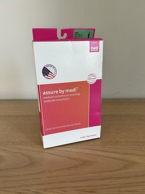Medi Assure Thigh W/TB CT Beige 20-30 Size Medium Compression Stocking's New