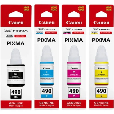 Original Canon GI-490 Patronen Pixma G 1400 1411 2410 2411 3200 3400 3411 uvm.