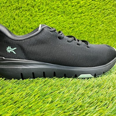 Kuru Flex Via Womens Size 8 Jet Black Athletic Running Walking Shoes Sneakers