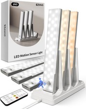 6-Pack 9 Inch Under Cabinet Motion Lighting w/Charging Station Kitchen Office...