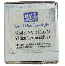 Network Video Technologies NVT NV-213A-M 1 Channel Passive Vid Transceiver Male