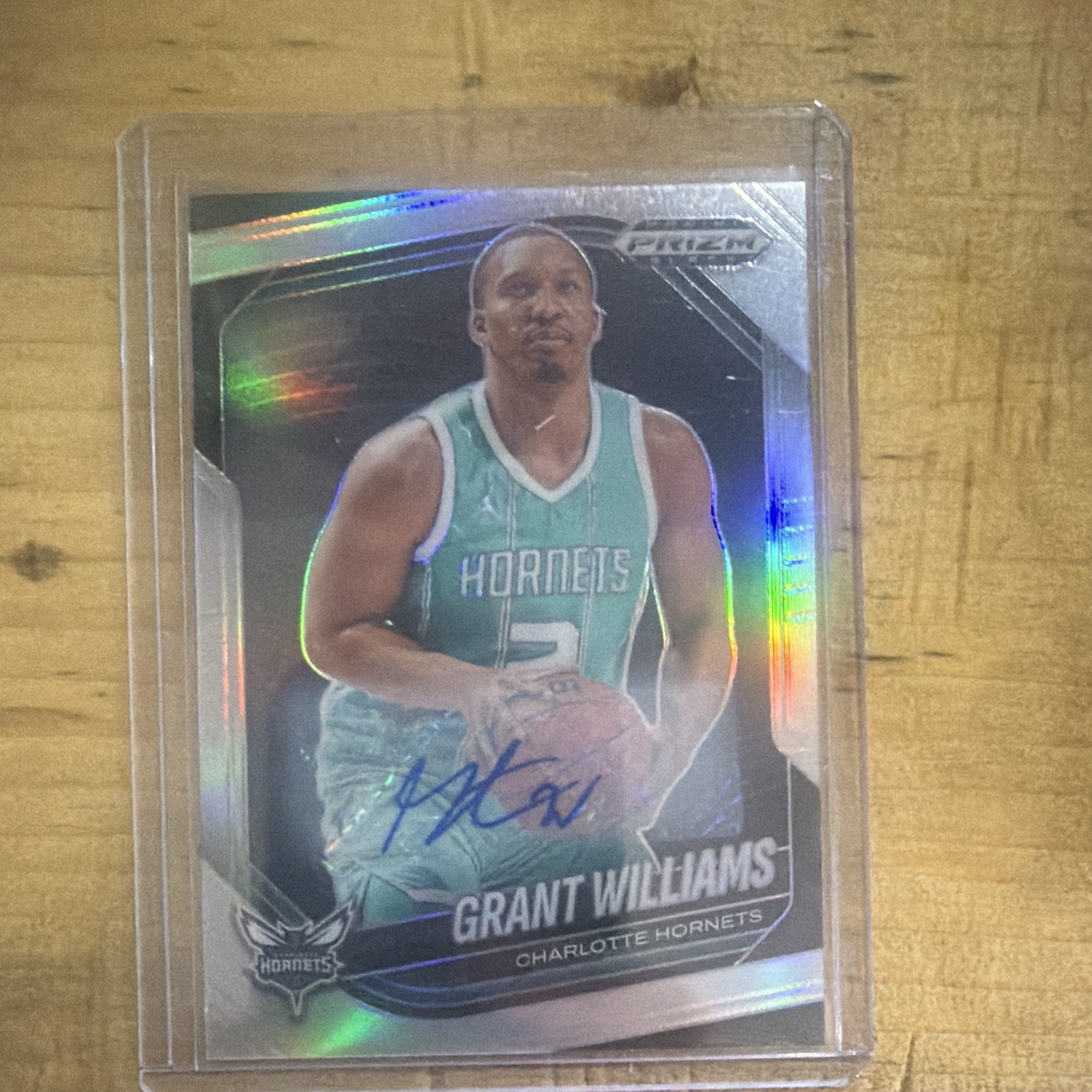 Panini 2024-25 Prizm Black Grant Williams Autograph #231 Charlotte Hornets