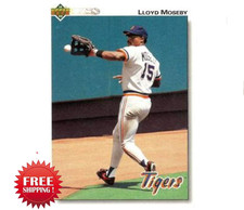1992 Upper Deck Gold Hologram Baseball Card #468 Lloyd Moseby Detroit Tigers
