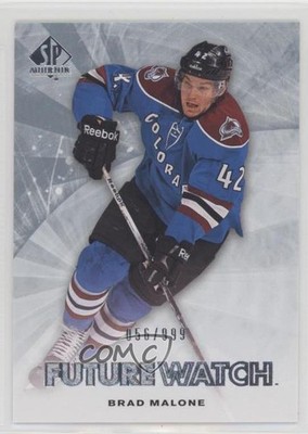 2011-12 SP Authentic Future Watch 56/999 Brad Malone #189 Rookie RC 5a8