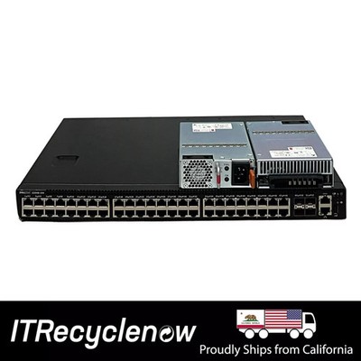 48 Port 1Gb RJ45 Dell S3048-ON 2x PSU 200W No Rails | 4x 10Gb SFP+ Corner Damage