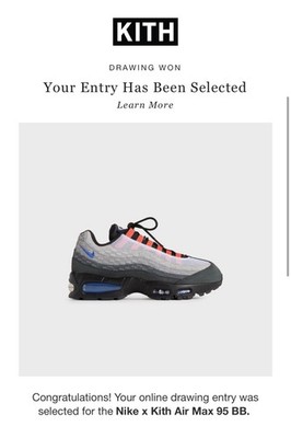 KITH X Air Max 95 BB NYC Size 14 - Pre-Order - Confirmed
