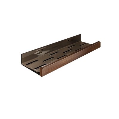 Küche Wandmontage Gewürz Organizer Regal aus Nussbaum Schwarz Tee Holz