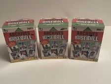 2021 Topps Archives 3 Blaster Boxes