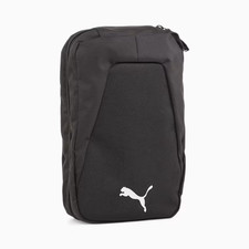 Puma Teamgoal Wash Bag Toiletry Sports Gym Travel Black Waterproof Washbag