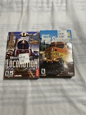 Microsoft Train Simulator PC Big Box 2001 Complete Atari Locomotion Lot Of 2